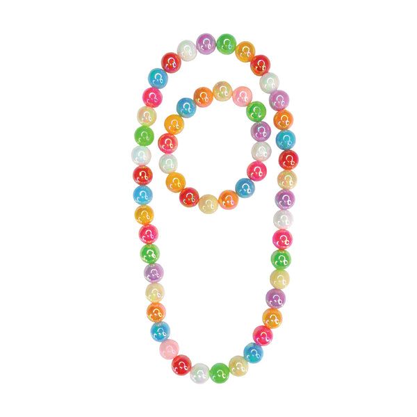 Color Me Rainbow Necklace & Bracelet Set