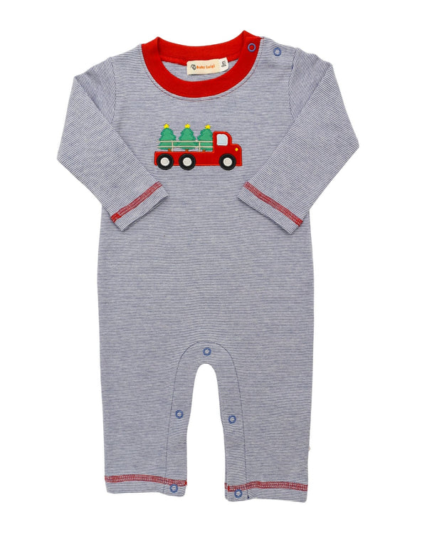 Trio Christmas Tree Delivery Romper
