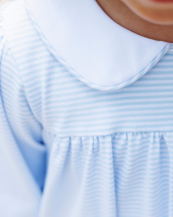 Lottie Dress - Light Blue Stripe