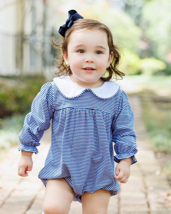 Lottie Bubble - Navy Stripe