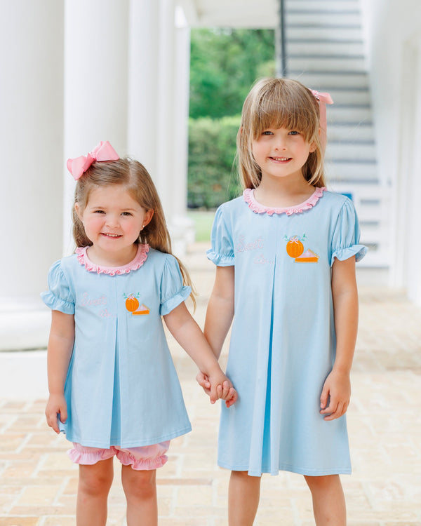 Sweet As Pumpkin Pie Pleat Dress