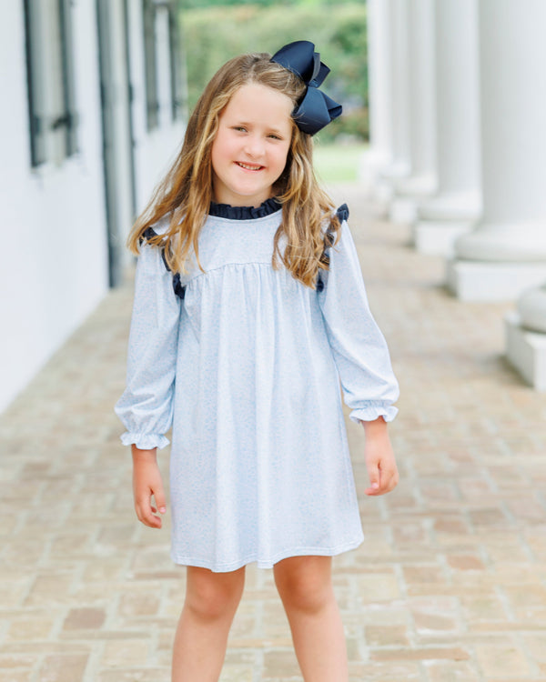 Blue Blooms Hallie Dress