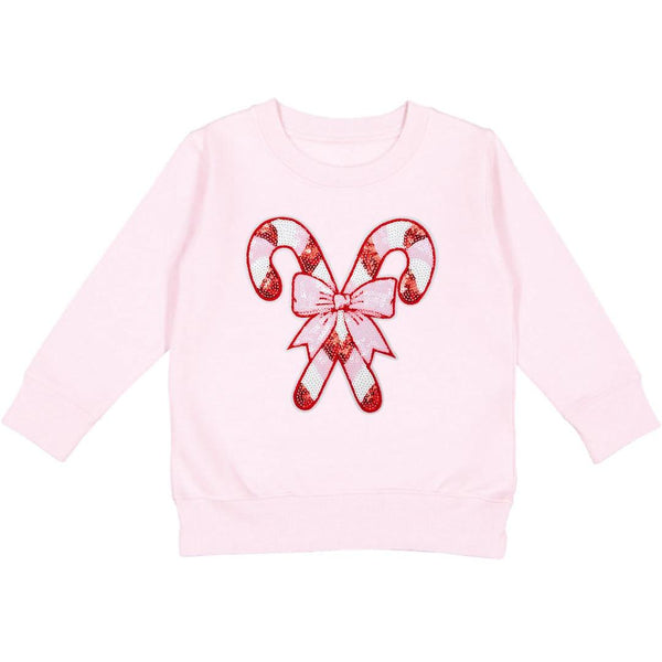 Candy Cane Patch Christmas Sweatshirt