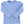 Long Sleeve Logo Rash Guard- Periwinkle Blue