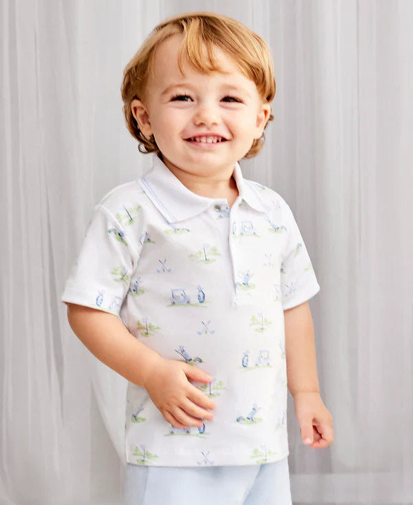 Fairway Foursome Bermuda Set- Blue