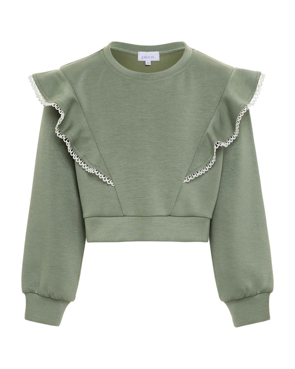 Livvy Sweatshirt- Sage
