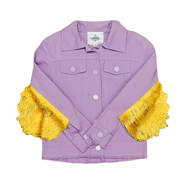 Purple Fringe Jacket