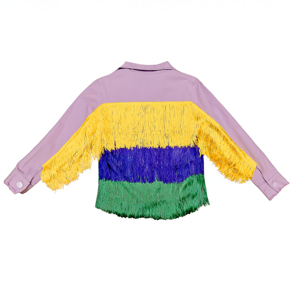 Purple Fringe Jacket