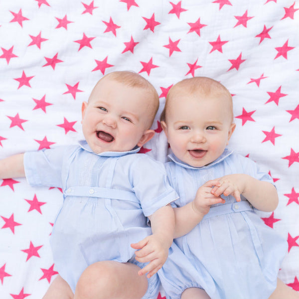 Button Belt Creeper- Blue