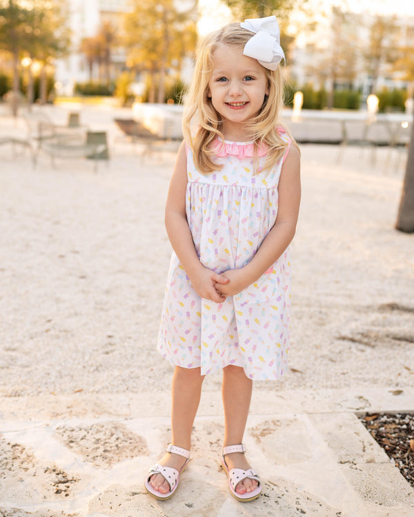 Addison Ruffle Dress- Tremont Twin Pops