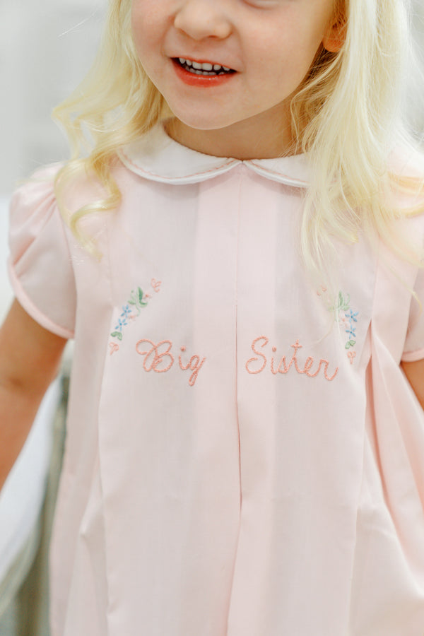 Big Sister Dress- Pink