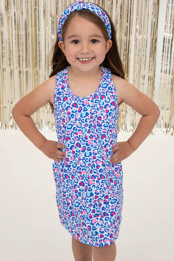 Leopard Chic Izzy Tennis Dress- W/ Shorts