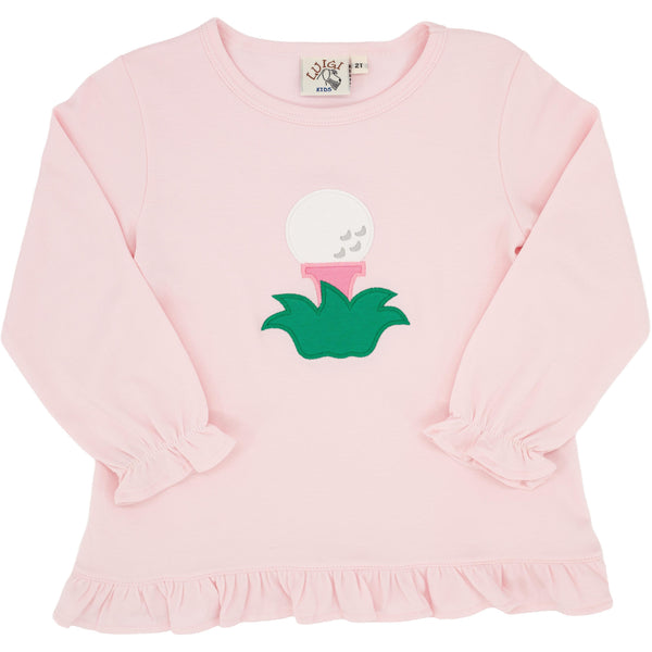 Tee Time LS Ruffle Top