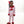 Load image into Gallery viewer, Santa Face Applique Ruffle Pants Set (Dark Skin)
