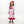 Load image into Gallery viewer, Santa Face Applique Dress (Dark Skin)