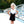 Load image into Gallery viewer, Cheer Uniform Skort Set- Black/White