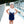 Load image into Gallery viewer, Cheer Uniform Skort Set- Navy/White