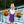 Load image into Gallery viewer, Cheer Uniform Skort Set- Purple/Yellow