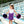 Load image into Gallery viewer, Cheer Uniform Skort Set- Purple/White