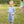Load image into Gallery viewer, Thomas Romper- Sage & Dusty Blue Stripe