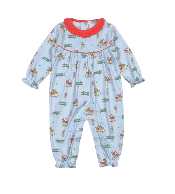 Cajun Christmas Ruffle Romper