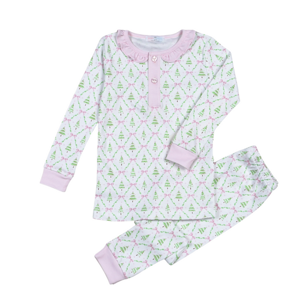 Christmas Tree Loungewear- Pink