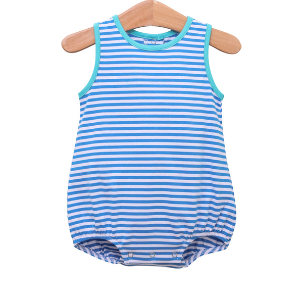 Drew Bubble- Blue Stripe/Teal