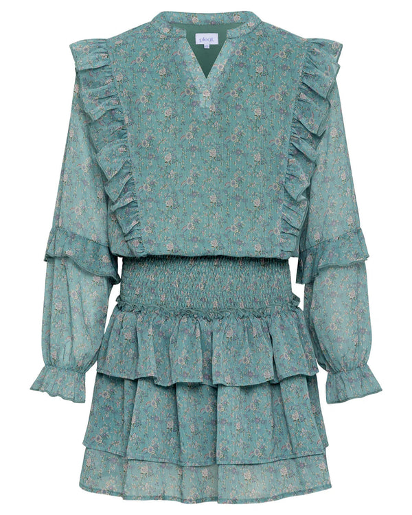 Campbell Dress- Whimsy Teal