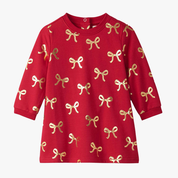 Bow-Foil Dress