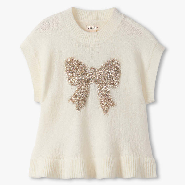 Gold Bow Everywhere Sweater