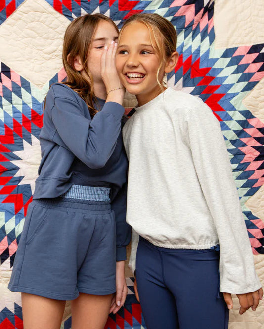 Comer Double Banded Shorts- Slate