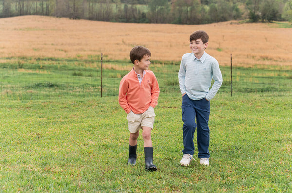 Sporty Snap Pullover- Crabapple