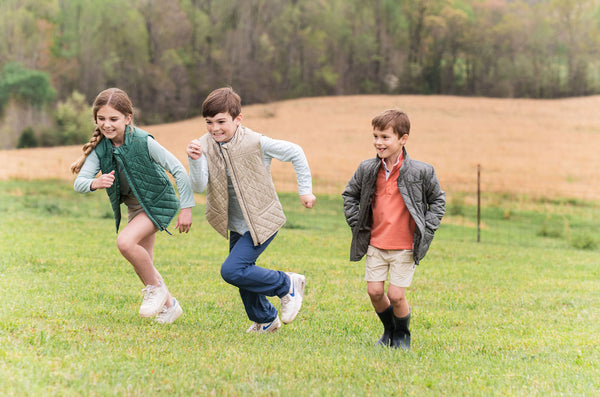 Sporty Snap Pullover- Crabapple