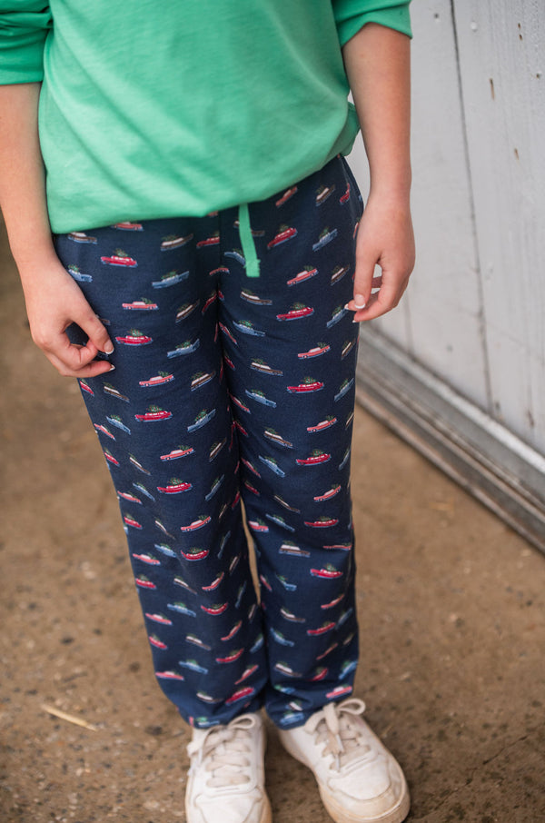 Lounge Life Pant- Christmas Car Print