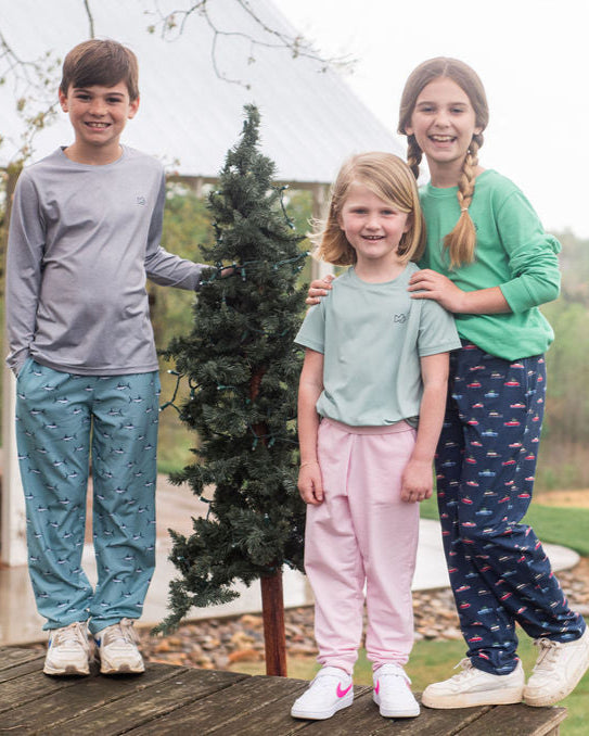 Lounge Life Pant- Christmas Car Print