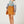 Cinched Elastic Waist Corduroy Skirt