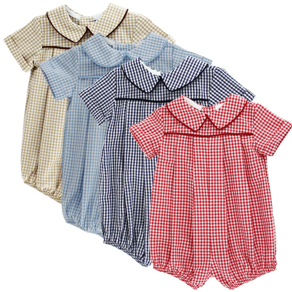 Navy Check-Dressy Bubble