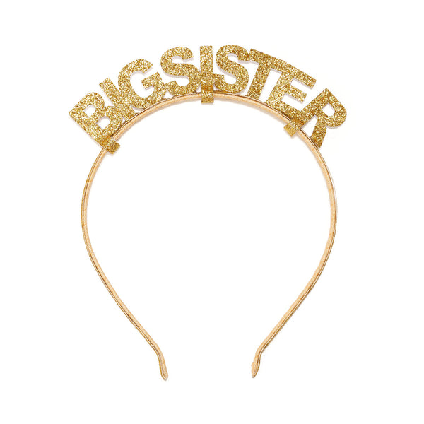 Big Sister Headband- Gold