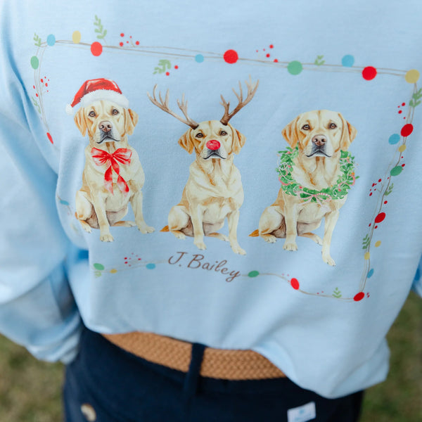 L/S Logo Tee- Christmas Labs