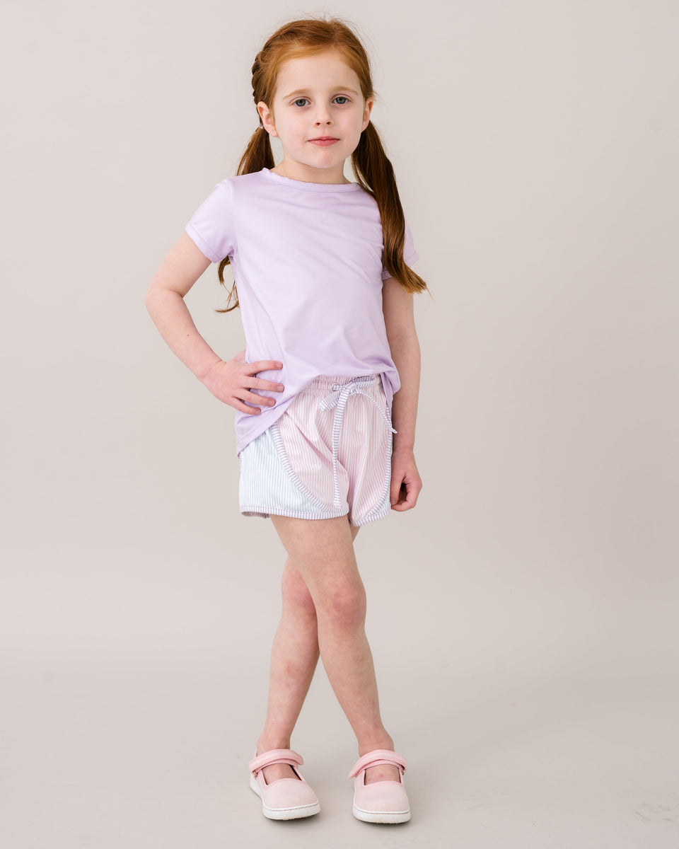 Bridget Basic Tee Cotton Candy Blue main image 1