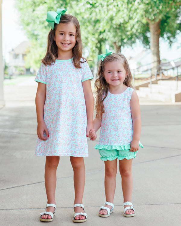 Pumpkin Patch Petals Swing Back Bloomer Set