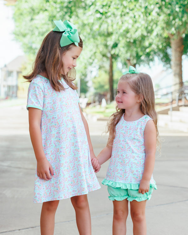 Pumpkin Patch Petals Swing Back Bloomer Set