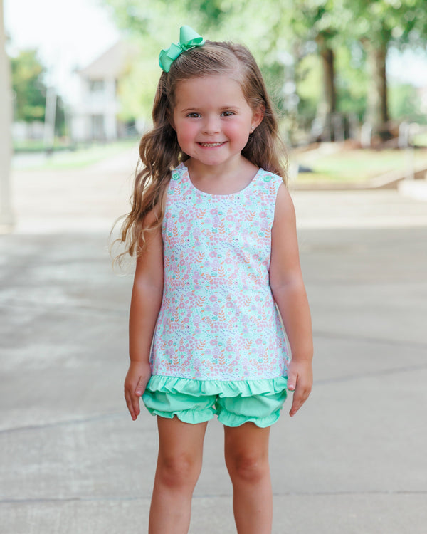 Pumpkin Patch Petals Swing Back Bloomer Set