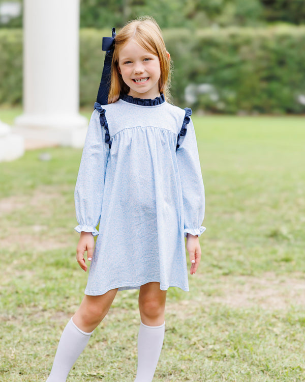 Blue Blooms Hallie Dress