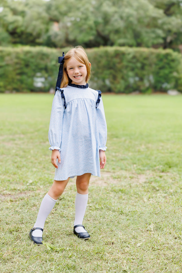 Blue Blooms Hallie Dress