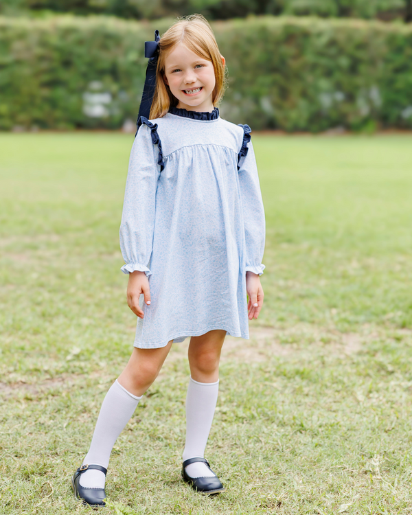 Blue Blooms Hallie Dress