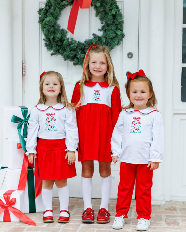 O Christmas Tree Bloomer Pants Set
