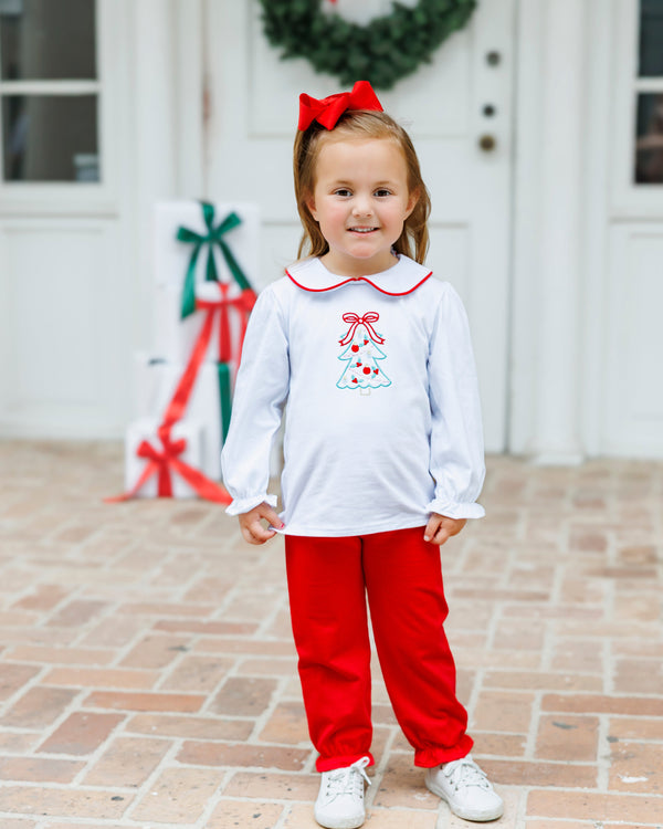 O Christmas Tree Bloomer Pants Set