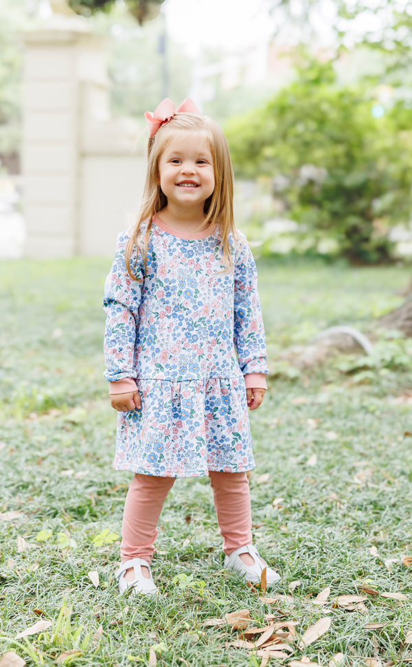 Autumn Blooms French Terry Tunic Set