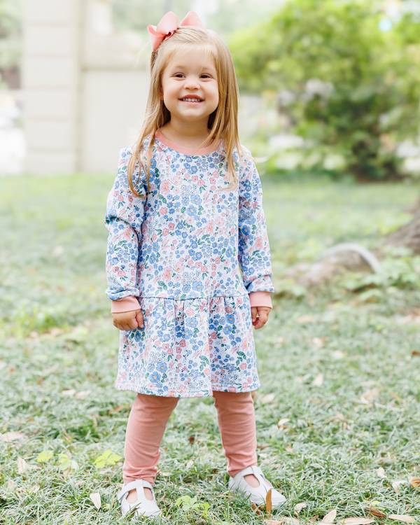 Autumn Blooms French Terry Tunic Set